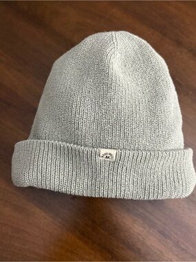 Madewell Adult Knit Beanie Hat Sage Green Minimalist Gorpcore